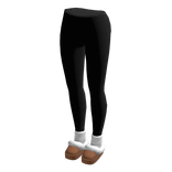 Leggings w/ Fluffy Slippers