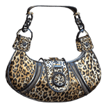 Leopard Cheeta BlackY2K 2000 Luxury Designer Purse