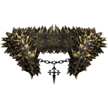 Leopard Chrome Neck Fur