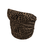leopard folded top