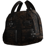 Leopard Right Gothic Hand Held Bag With Scarf