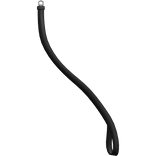 <҂3 : black leather lead for collar ( 3.0 )