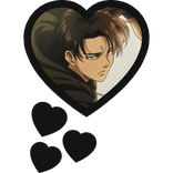 Levi Ackerman Thinking Hearts Attack On Titan