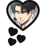 Levi Ackerman Thinking Hearts Attack On Titan