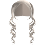 ♡ ; light blonde kawaii pigtails