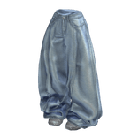 Light Blue Baggy Y2K Skatecore Jeans