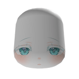 Light Blue Cute Face