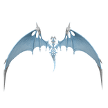 Light Blue Dragon Wings