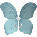 ♡ light blue fairy pixie wings
