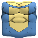 Light Blue Invincible R6 Torso