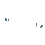 ⚜️•Light Blue Rich Freestyle French Nails 