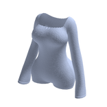 Light Blue Sleeved Bodysuit