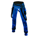 Light Blue Smoked Pants