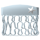 ♡ light blue summer starfish hawaiian tropical top