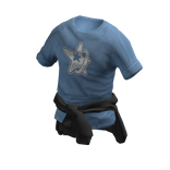 Light Blue Tee & Tied Hoodie