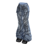 Light Blue Y2K It-Girl Flared Denim Jeans