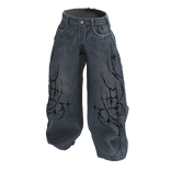 Light Blue Y2K Sigil Jeans