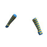 Light Blue Yellow | Arm Warmers Sleeves Fingerless