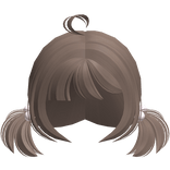 ♡ Light Brown Anime School Girl Mini Pigtails Hair