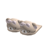 ♡ light brown bear slippers