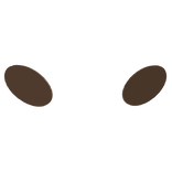 Light Brown Chibi Eyebrows