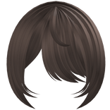 Light Brown Cozy Side Swept Bangs