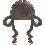 Light Brown Cutesy Lamb Bambi Curly Pigtails