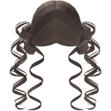 Light Brown Super Duper Curly Side Buns