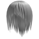 Light Gray Long Japanese Vkei Straight Hair 