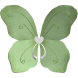 ♡ light green fairy pixie wings
