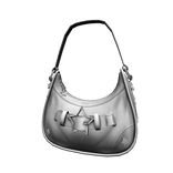 Light Grey Distressed Y2K Preppy Star Purse 3.0 