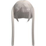 Light Grey Long Pigtails W Hairclips & Bangs