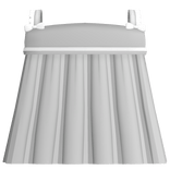 ♱ ┊ light grey ruffled doll dress