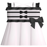 ♡꒰ light pink and black ruffled baby doll dress