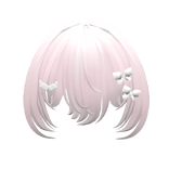 ♡ : light pink anime bangs カワイイ