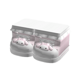  ♡ : light pink bunny sneakers w/ frill socks