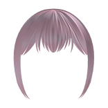 Light Pink Cute Cat Anime Fluffy Long Bangs