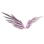 Light Pink Emo Gothic Interstellar Wings