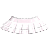 Light Pink Kawaii Emo Plaid Layered Ruffle Skirt