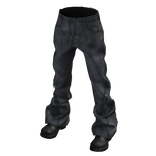 Light Wash Denim Archive Zipper Jeans w/ Boots