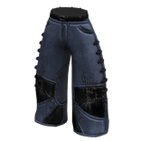 Light Wash Sigil Y2K Wide Denim