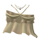 ʚ light yellow mori kei slipped string summer top