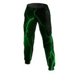 Lightning pants green y2k