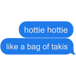 like a bag of takis katseye kpop text message