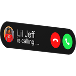 Lil Jeff is calling phone call bubble