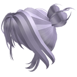 Lilac Hair with Buns