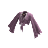 Lilac Purple Flowy Lace Top