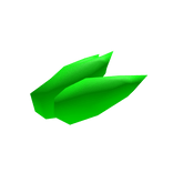 Lime Green Shoulder Fluff - Right