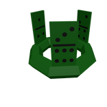 ⏳[LIMITED] Dark-Green Domino Crown