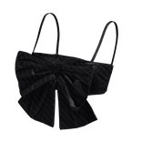 *Limited Edition* Blue Pinstripe Bow Top